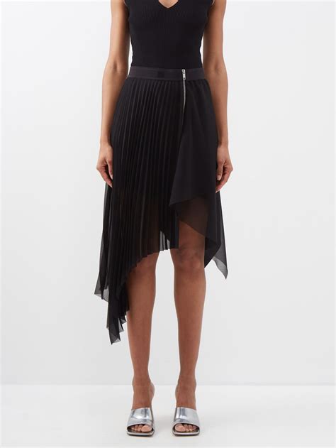 givenchy skirt pleated